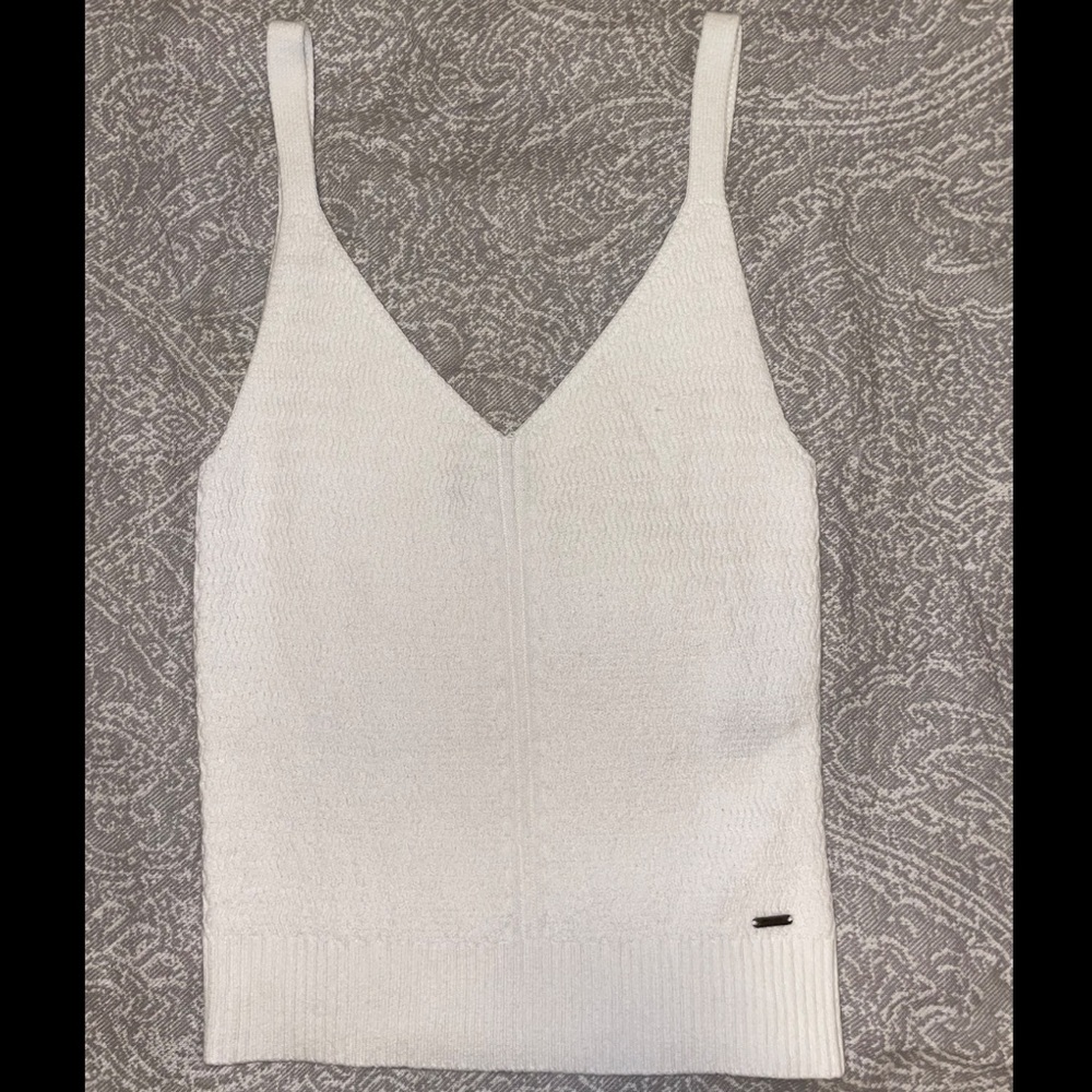 AF sweater tank cream size L
